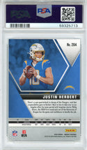 Justin Herbert 2020 Panini Mosaic Rookie Card #204 (PSA Gem Mint 10)