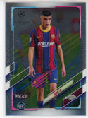 Pedri 2021 Topps Chrome UEFA Champions League Steve Aoki Rookie Card #61