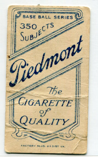 Rube Dessau 1909-11 T206 Piedmont Tobacco Card