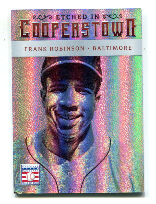 Frank Robinson 2015 Panini Etched in Cooperstown #22 Card 05/25