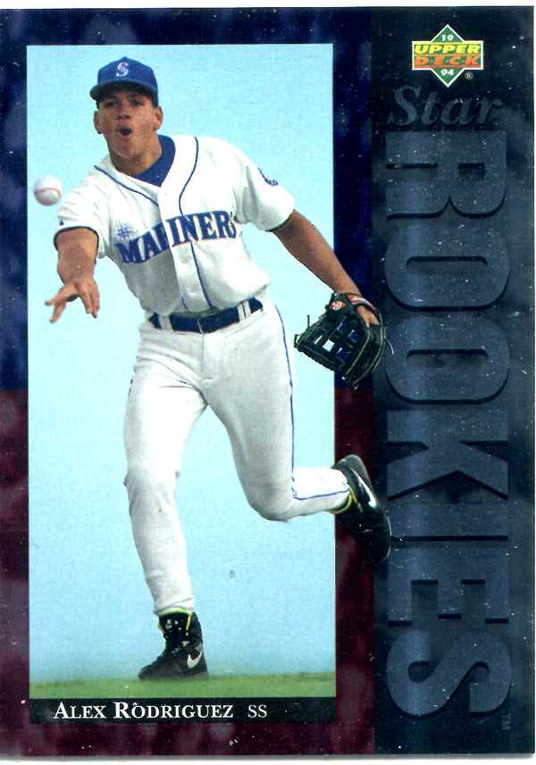 Alex Rodriguez 1994 Upper Deck Star Rookies Card