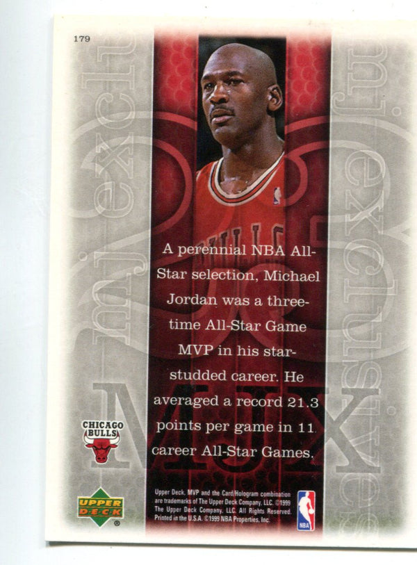 Michael Jordan 1999 Upper Deck MVP Exclusives Card