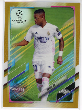 Vinicius Jr. 2021 Topps Chrome UEFA Champions League Steve Aoki Card #89