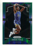 Jordan Poole 2019-20 Panini Green Prizm #272 RC