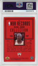 Michael Jordan 1997 Upper Deck Records Collection Card #RC30 (PSA NM-MT 8)