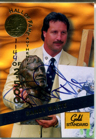Randy White 1994 Gold Standard Autographed Card #1144/2500