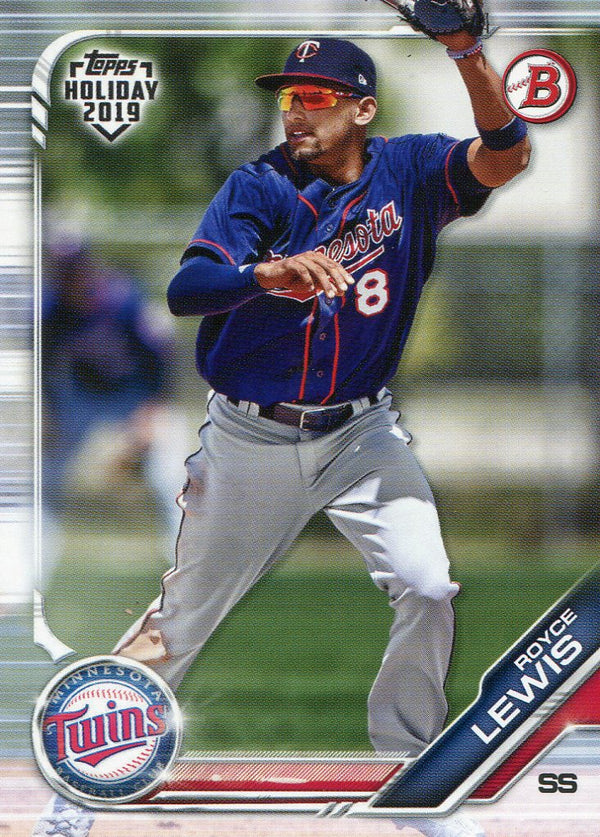 Royce Lewis 2019 Topps Holiday Bowman Rookie Card