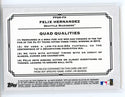 Felix Hernandez 2013 Topps Museum Collection Quad Patch Card #49/75