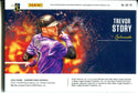 Trevor Story 2020 Diamond Kings Game Used Bat Card