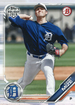 Casey Mize 2019 Topps Holiday Bowman Rookie Card