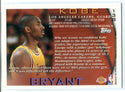 Kobe Bryant 1996-97 Topps Rookie Card #138