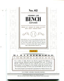 Johnny Bench 2014 Panini National Treasures #62 Bat Card 03/99