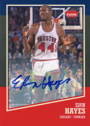 Elvin Hayes Autographed 2013-14 Fleer Retro Card