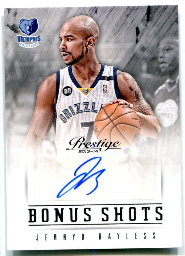 Jerryd Bayless 2013-14 Panini Prestige Bonus Shots Autographed Card