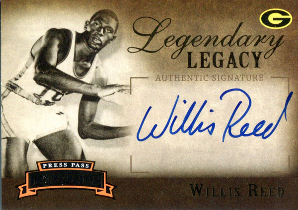 Willis Reed Autographed 2007 Press Pass Legendary Legacy Card