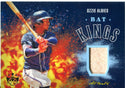 Ozzie Albies 2020 Diamond Kings Game Used Bat Card