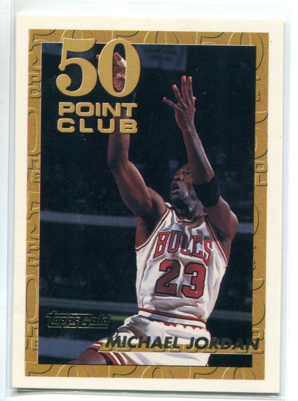 Michael Jordan 1993 Topps Gold 50 point Club #64 Card