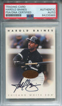 Harold Baines 1996 Leaf Signature Series Autographed Card PSA/DNA Certified