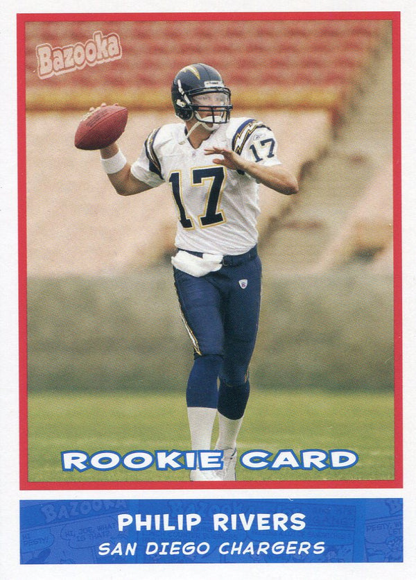 Philip Rivers 2004 Topps Bazooka Rookie Card