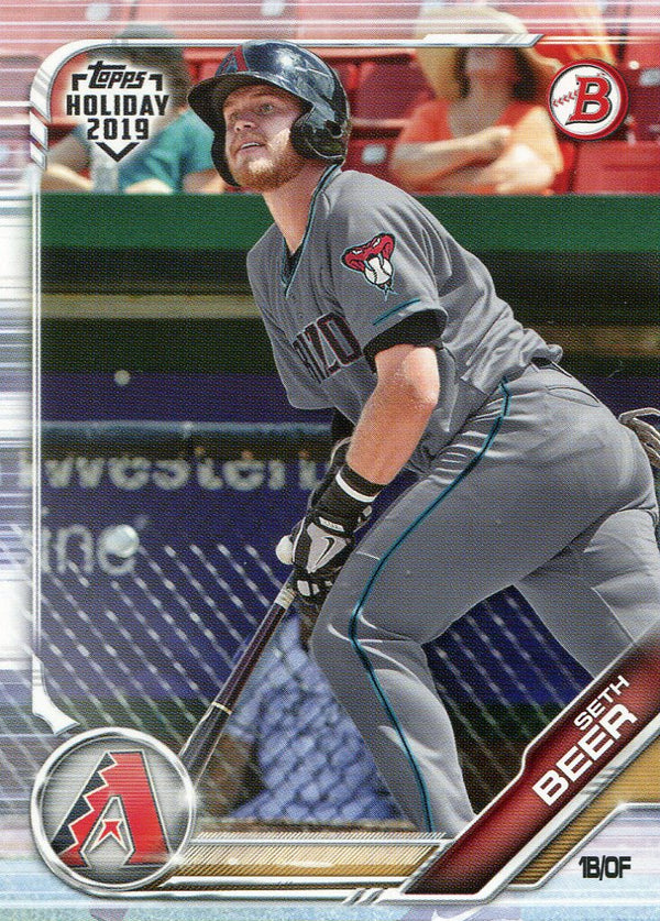 Seth Beer 2019 Topps Holiday Bowman Rookie Card