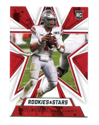 Justin Fields 2021 Panini Chronicles Rookies & Stars Draft Picks #302 RC