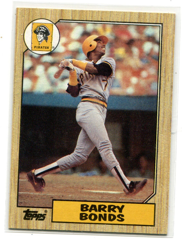 Barry Bonds 1987 Topps #320 Card