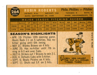 Robin Roberts 1960 Topps #264 Card