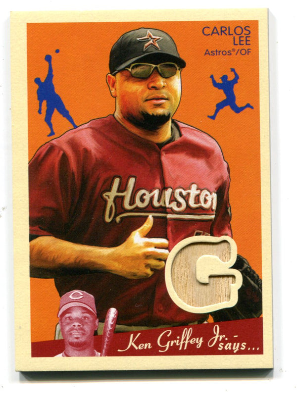 Carlos Lee 2008 Upper Deck Goudey Memorabilia #MCL Bat Card