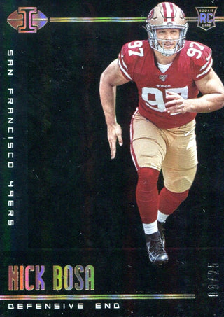 Nick Bosa 2019 Panini Illusions Rookie Jersey Card