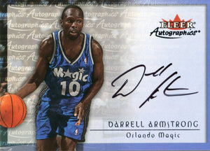 Darrell Armstrong Autographed 2000 Fleer Autographics Card