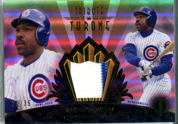 Andre Dawson 2014 Topps Tribute To The Throne Game-Used Memorabilia Unsigned Card #22/35