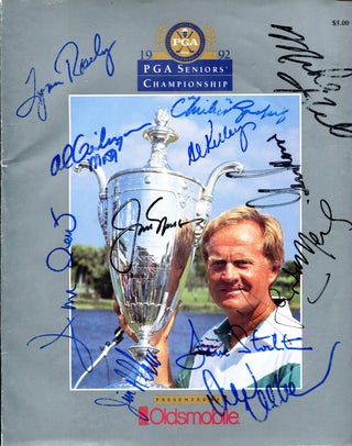 1992 PGA Seniors Championship Autographed Program
