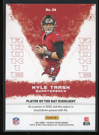 Kyle Trask 2021 Panini Player of the Day Rookie Card