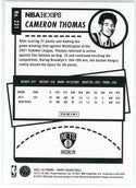 Cameron Thomas 2021-22 Panini Hoops Rookie Card #231