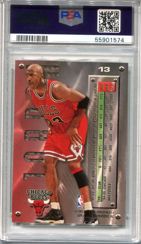 Michael Jordan 1995 Fleer Metal #13 Card