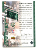 Antoine Walker Upper Deck UD Game Jersey Card #AW-C