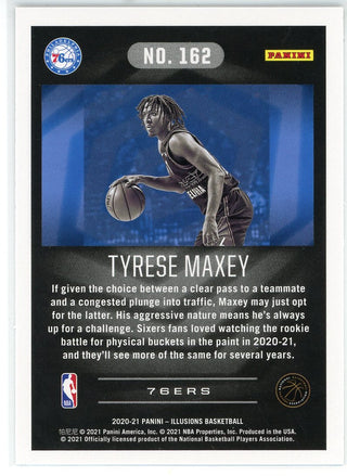 Tyrese Maxey 2020-21 Panini Illusions Rookie Card #162