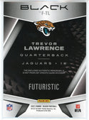 Trevor Lawrence 2021 Panini Black Futuristic Rookie Patch Card #F-TL