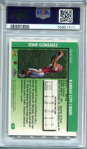 Tony Gonzalez 1997 Topps Chrome #24 PSA Mint 9 Card