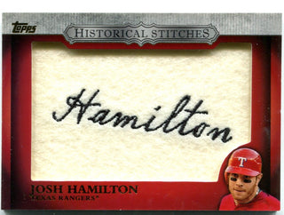 Josh Hamilton Historical Stitches Topps 2012
