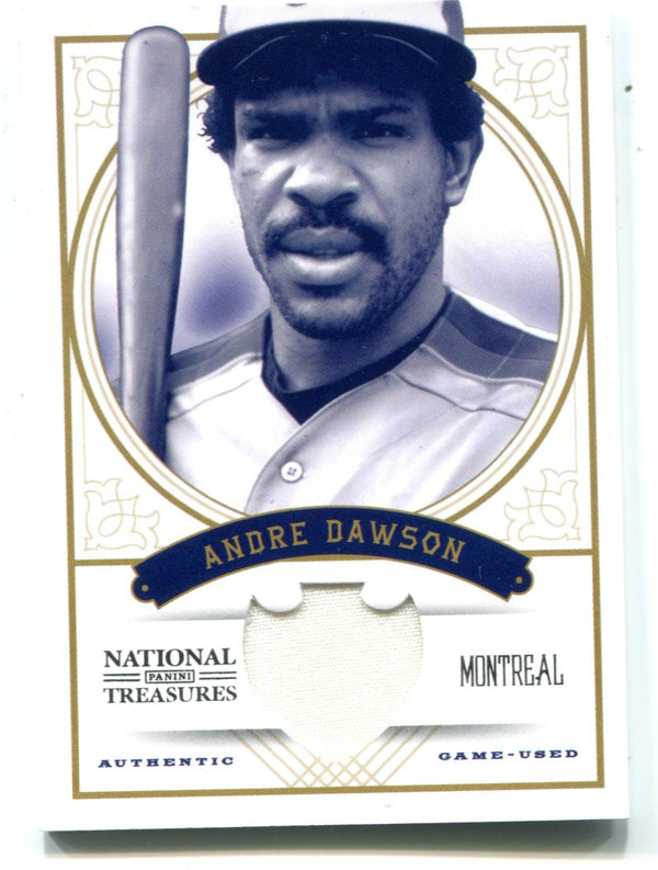 Andre Dawson 2012 Panini National Treasures #115 Jersey Card /99