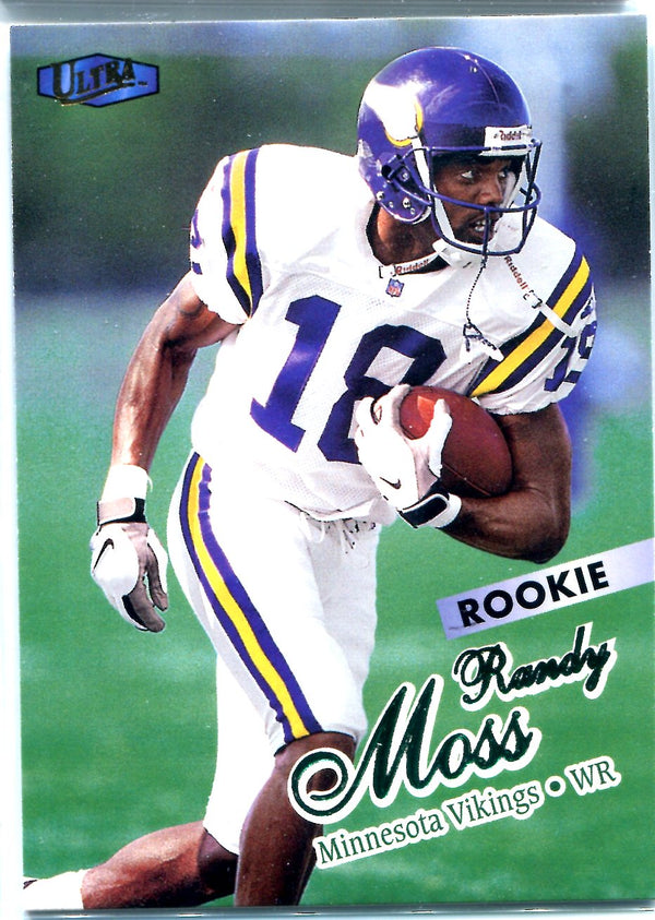 Randy Moss 1998 Fleer Ultra Rookie Card