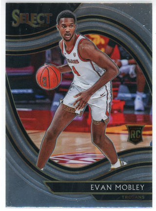 Evan Mobley 2021-22 Panini Chronicles Select Draft Picks Rookie Card #277