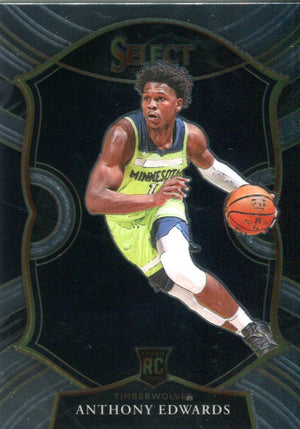 Anthony Edwards 2020 Panini Select Concourse Rookie Card #61