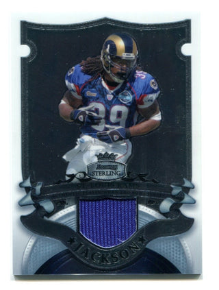 Steven Jackson Topps Bowman Sterling Pro Bowl Jersey Card 2007 BSVR-SJ