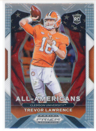 Trevor Lawrence 2021 Panini Prizm Draft Picks Rookie Card #181