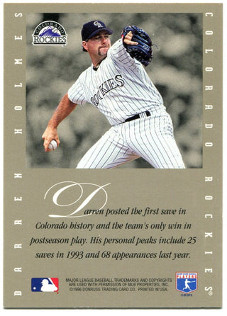 Leaf Darren Holmes Authentic Signature 1996