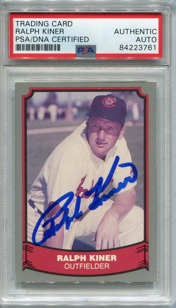 Ralph Kiner Autographed 1988 Pacific Card (PSA)