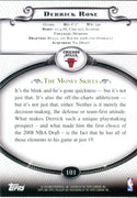 Derrick Rose 2008 Topps Treasury Rookie Card