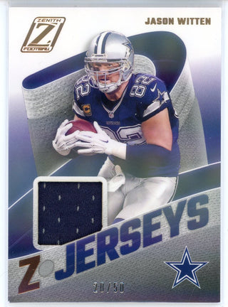 Jason Witten 2021 Panini Zenith Z Jerseys Card #Z-JW